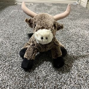 Longhorn Bull Plush Toy; cuddly & soft; new without tags; children